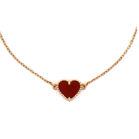 Van Cleef & Arpels Red Heart Gold Bracelet - Picture 2 of 7